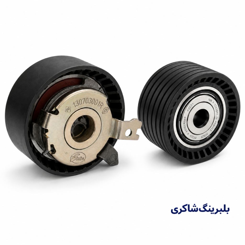 بلبرینگ تایم متحرک و هرزگرد ثابت ال ۹۰ شیاردار